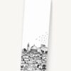 Hand-Drawn Jerusalem Skyline Premium Bookmarks